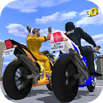 Cover Image of Скачать Police Bike - Gangster Chase 1.0.0 APK