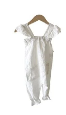 Baby Jumpsuit Romper Meisje Bloemen met Flounce Mouwen Zomerse Outfit, Comfortabel en Stijlvol voor je Kleine Meid.