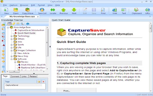 Save to CaptureSaver