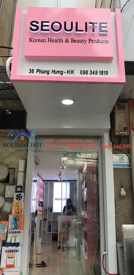 thiết kế shop mỹ phẩm nhỏ 6