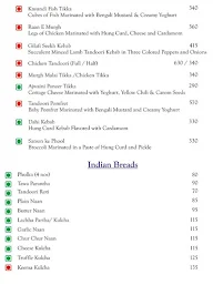 Falcon Greens - Prestige Golfshire menu 2