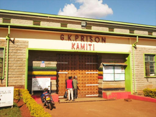 The entrance to Kamiti Maximum Prison.