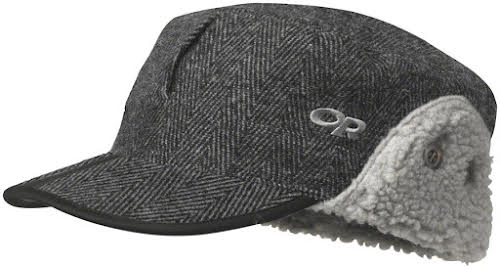 Outdoor Research Yukon Cap: Charcoal Herringbone