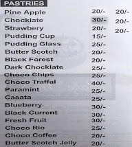 Cake Walk menu 4