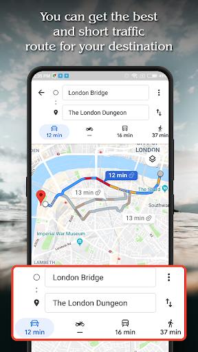 GPS Traffic Route Finder - Live Location Tracker