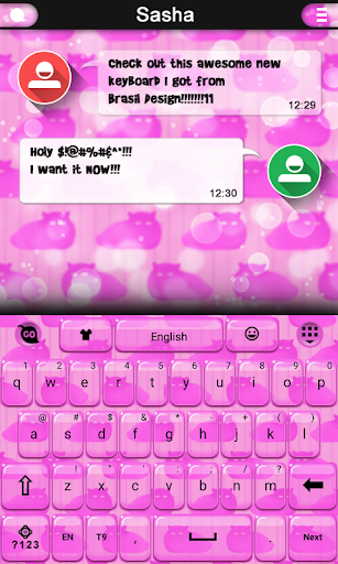 Free Pink keyboard