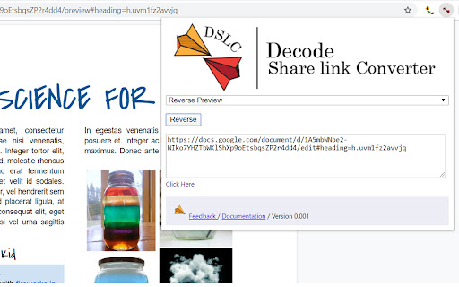 Decode Share Link Convertor