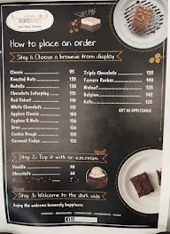 Brownie Heaven menu 1