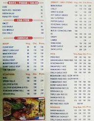 Food Delight menu 1