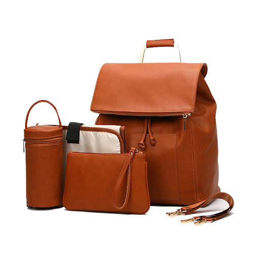 Title 7, New PU Mummy Bag Backpack, Large, Waterproof, w...