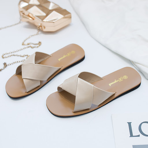 Title 5, Cross belt beach sandals for ultimate comfort a...