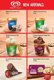 Kwality Wall's Frozen Dessert And Ice Cream Shop menu 1