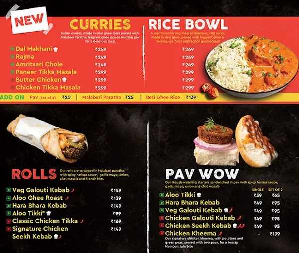 Charcoal Biryani menu 