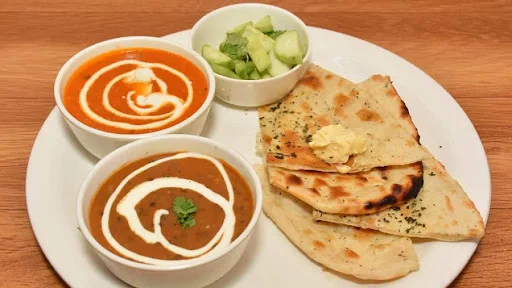 Aloo Pyaza Naan Thali