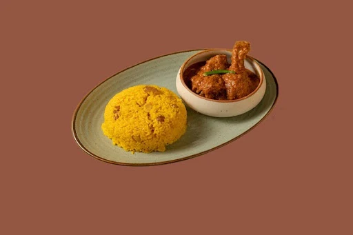 Chicken Kosha And Basanti Pulao Combo