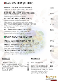 The Biryani Bazaar menu 1