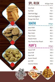 Arjun Bakery menu 4