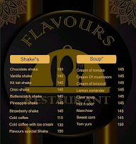 Flavours Restaurant menu 6