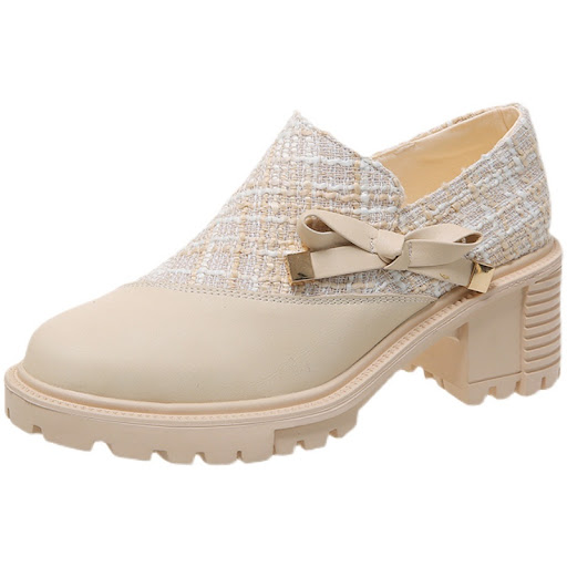 Title 4, New Thick Heel Women Shoes Spring High Heels. E...