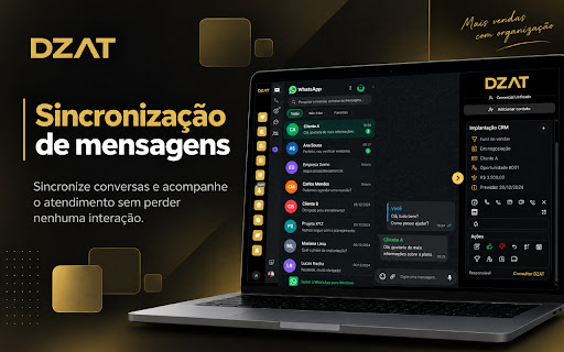 DZAT CRM para WhatsApp Web screenshot 1