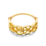 Joker hollow vine ring