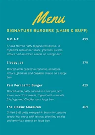 Captain G's Burger Company menu 3