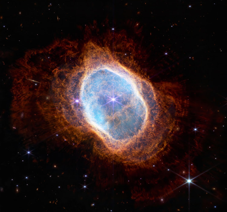 An observation of a planetary nebula from the NIRCam instrument of Nasa's James Webb Space Telescope