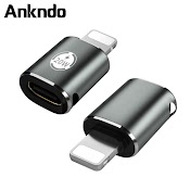 Đầu Chuyển Đổi Ankndo Sạc Nhanh Đồng Bộ Dữ Liệu Usb Type C Otg Qua Đầu Cắm 8 Chân Pd20W Thích Hợp Cho Iphone 13 12 11