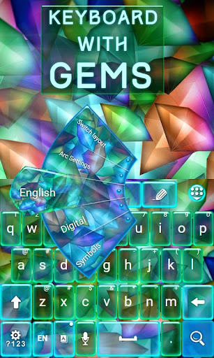 Keyboard with Gems