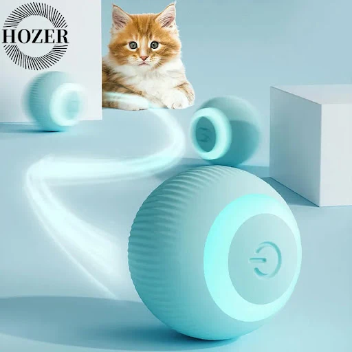 Cat Interactive Ball Smart Cat Toys Indoor Automatic Rolling Magic Ball Electronic Interactive Cat Toy Cat Game Accessor