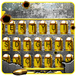 Cover Image of Download Gun Bullet Battle Keyboard Theme 1.0 APK