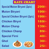 Aayan Biryani - Behala menu 1