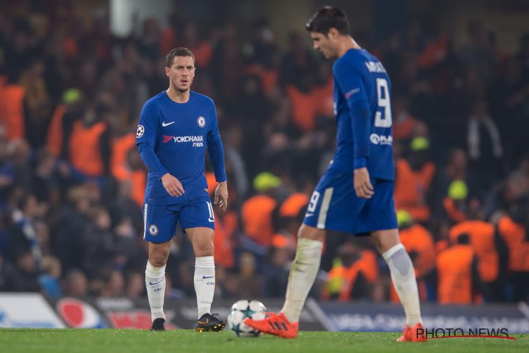 Spitsenprobleem bij Chelsea? "Hazard en Willian dribbelen altijd naar binnen omdat ze hem niet vertrouwen"