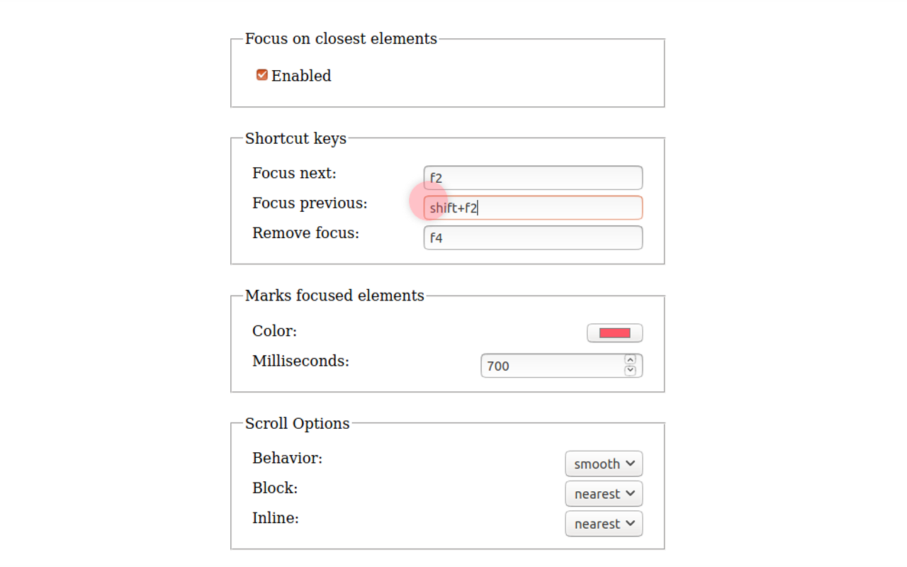 Focus input element Preview image 4