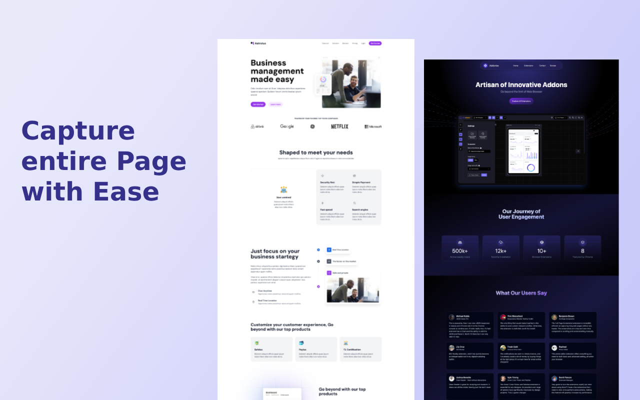 Full Page Screenshot