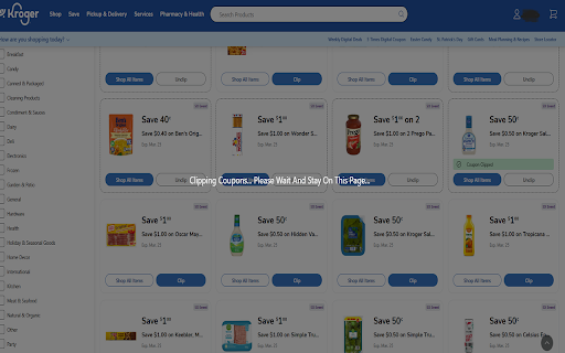 Kroger Auto Coupon Clipper