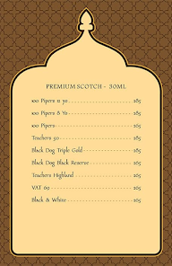 Ghazal Restaurant menu 6