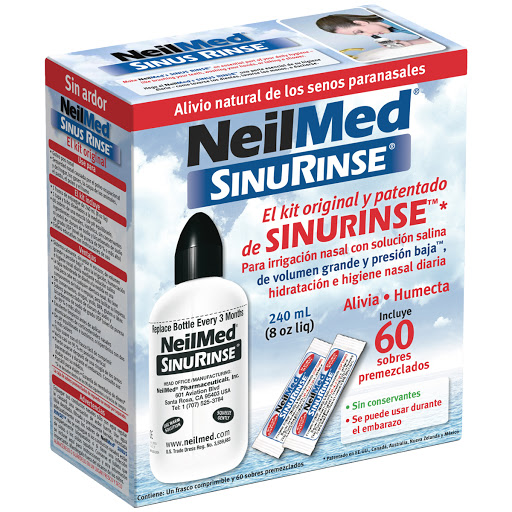 Sinus Rinse Adulto Cloruro de Sodio 0,3% Neilmed Caja x 60 Sobres