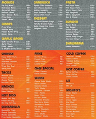 How Cafe menu 2