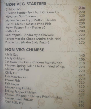 Erode Bhavani Mess menu 