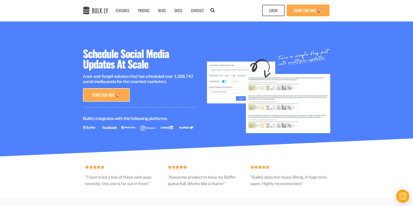 Social media management platform for agency owners