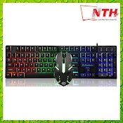 Bộ Bàn Phím Và Chuột K - Snake Km320 Chuyên Game Led 7 Màu