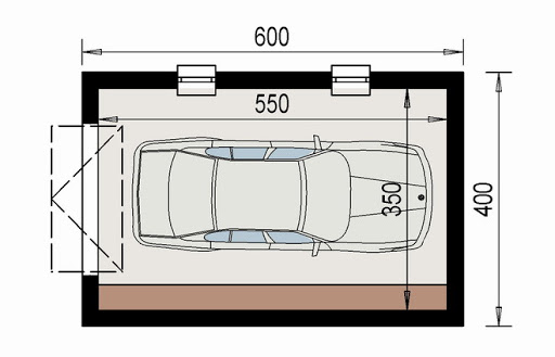 AD-G1.3a - Rzut garażu