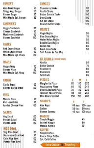 Mini Meals menu 1