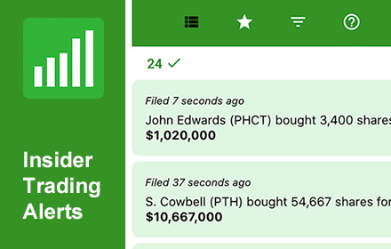 Insider Trading Alerts Preview image 0