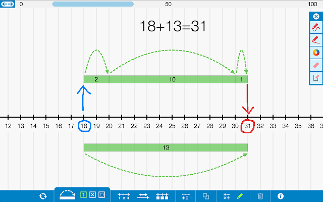 Number Line By The Math Learning Center Chrome Web Store
