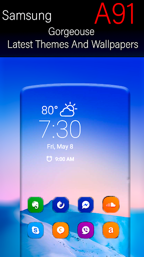 Theme and Launcher for Samsung Galaxy A91