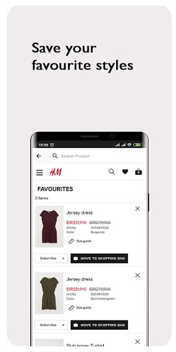 Screenshot H&M - Thailand & Indonesia