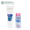 Combo L'oreal Sữa Rửa Mặt Sáng Da 100Ml + Nước Tẩy Trang Dành Cho Da Khô, Da Thường Và Da Nhạy Cảm 30Ml