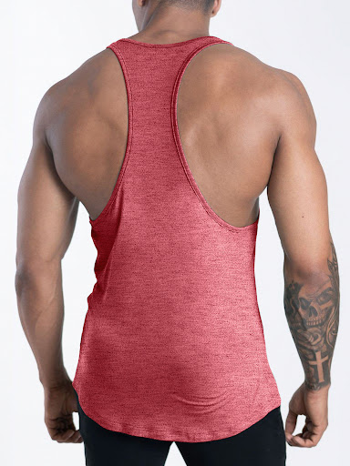 Title 3, Mens I-Shaped Exercise Workout Quick-Drying Ve...